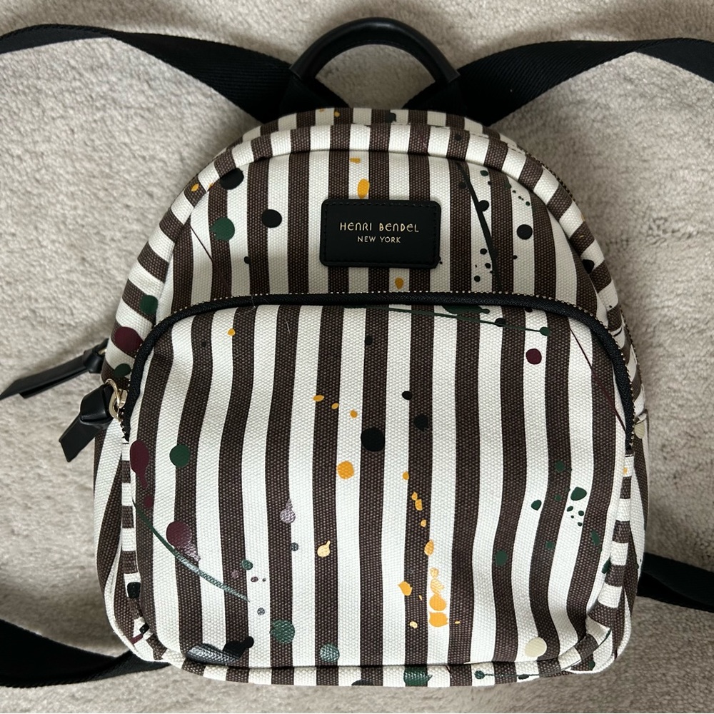 HENRI BENDEL Splatter Paint Mini Backback